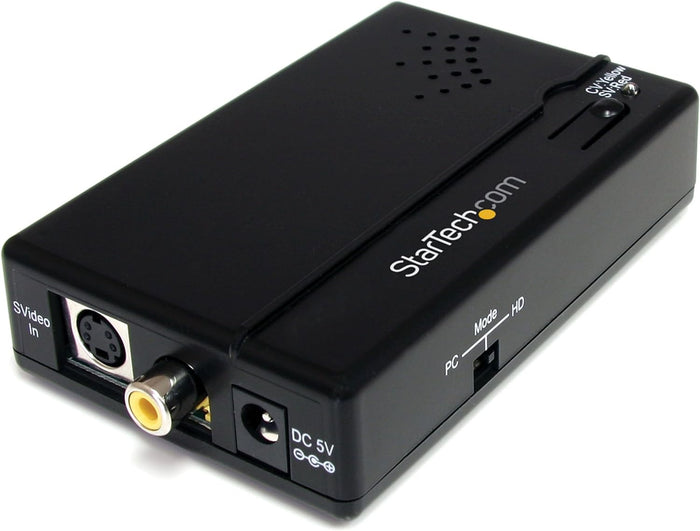 Startech Composite and S-Video to HDMI Converter with Audio - TAA | VID2HDCON Video Signal Converter Startech