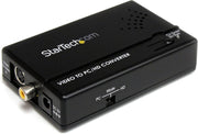 StarTech Composite and S-Video to VGA Video Scan Converter | VID2VGATV2 Video Signal Converter Startech