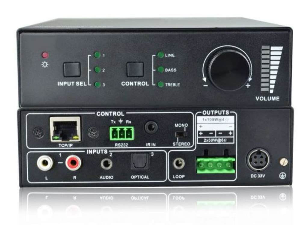 Vivolink VL120005 2 x 50W Audio Amplifier Audio Amplifier Vivolink