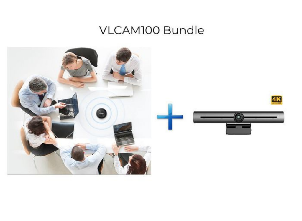 Vivolink 4K Conferencing Camera and VLSP20 Speakerphone | VLCAM100-ULTIMATE Video Conferencing System Vivolink