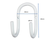 Vivolink Wall Cable Organizer with White Screws | VLCBLHOOK Cable Accessory Vivolink