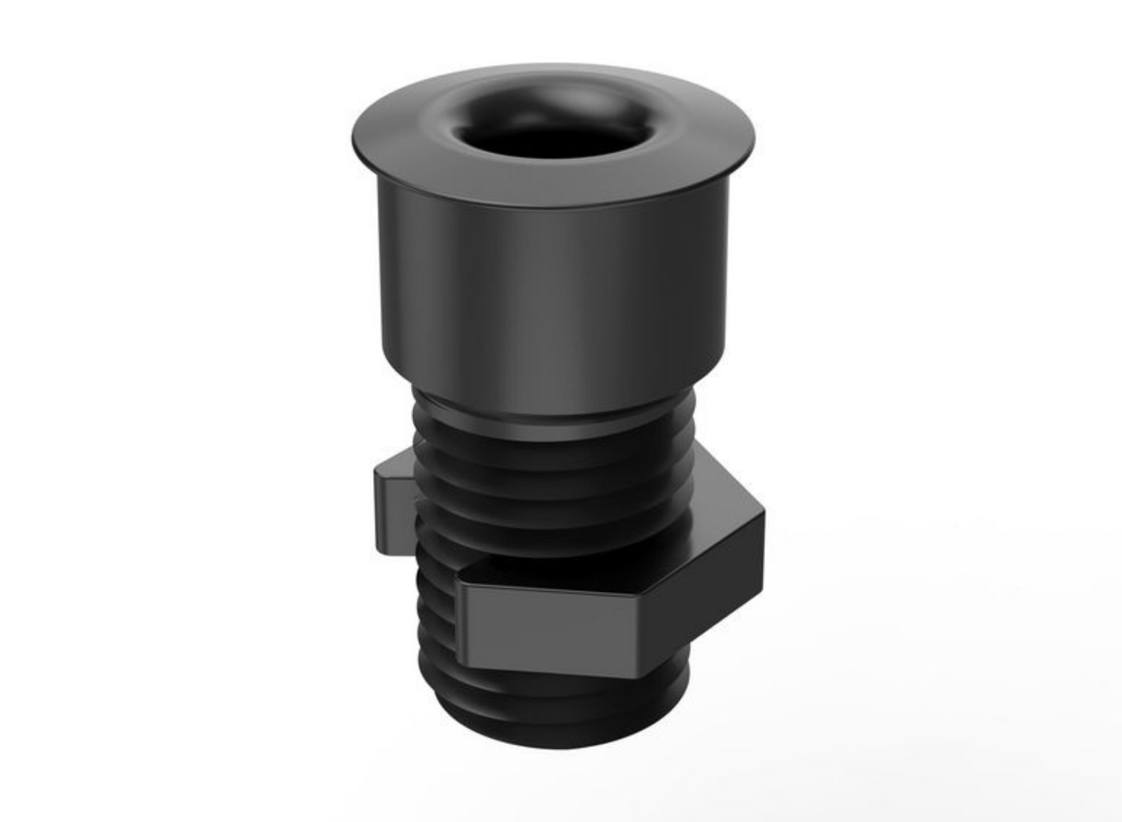Vivolink Desk Cable Grommet, Black Aluminum, 22mm Cutout for Up to 35mm Desk Plates | VLDG22-B Cable Accessory Vivolink
