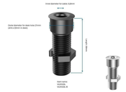 Vivolink Desk Cable Grommet, Black Aluminum, Large for Up to 55mm Desk Plates | VLDG22L-B Cable Accessory Vivolink