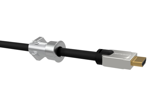 Vivolink Solution for cables through desks aluminium large up to 55mm | VLDG22L Cable Organizers Vivolink