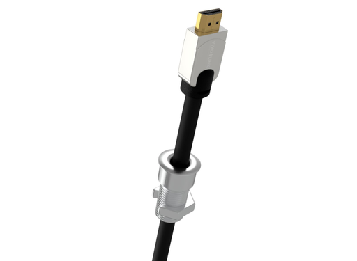 Vivolink Solution for cables through desks aluminium large up to 55mm | VLDG22L Cable Organizers Vivolink