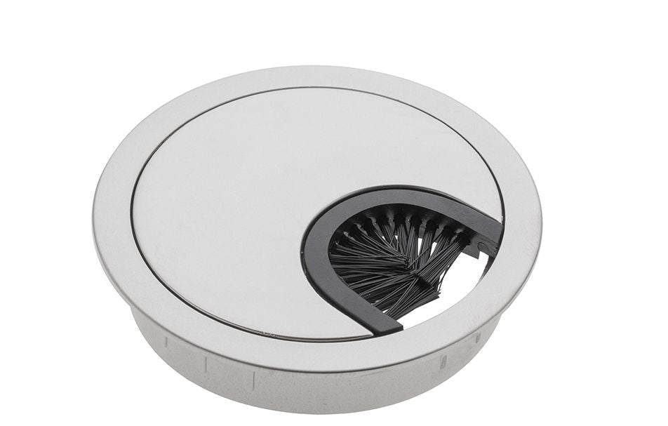 Vivolink Desk Grommet, 60mm Aluminum Cable Organizer for Conference Tables | VLDG60 Cable Organizers Vivolink