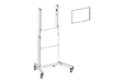 Vivolink FlexiLift Mobile Display Stand with 4" Casters – Fits Up to 75" Screens | VLFS-FLEXI Display Mounts & Stands Vivolink