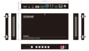 Vivolink 4K 2x1 Meeting Room HUB + Switcher w/soft Codec & CEC | VLHUB221 Adapter / Converter Vivolink
