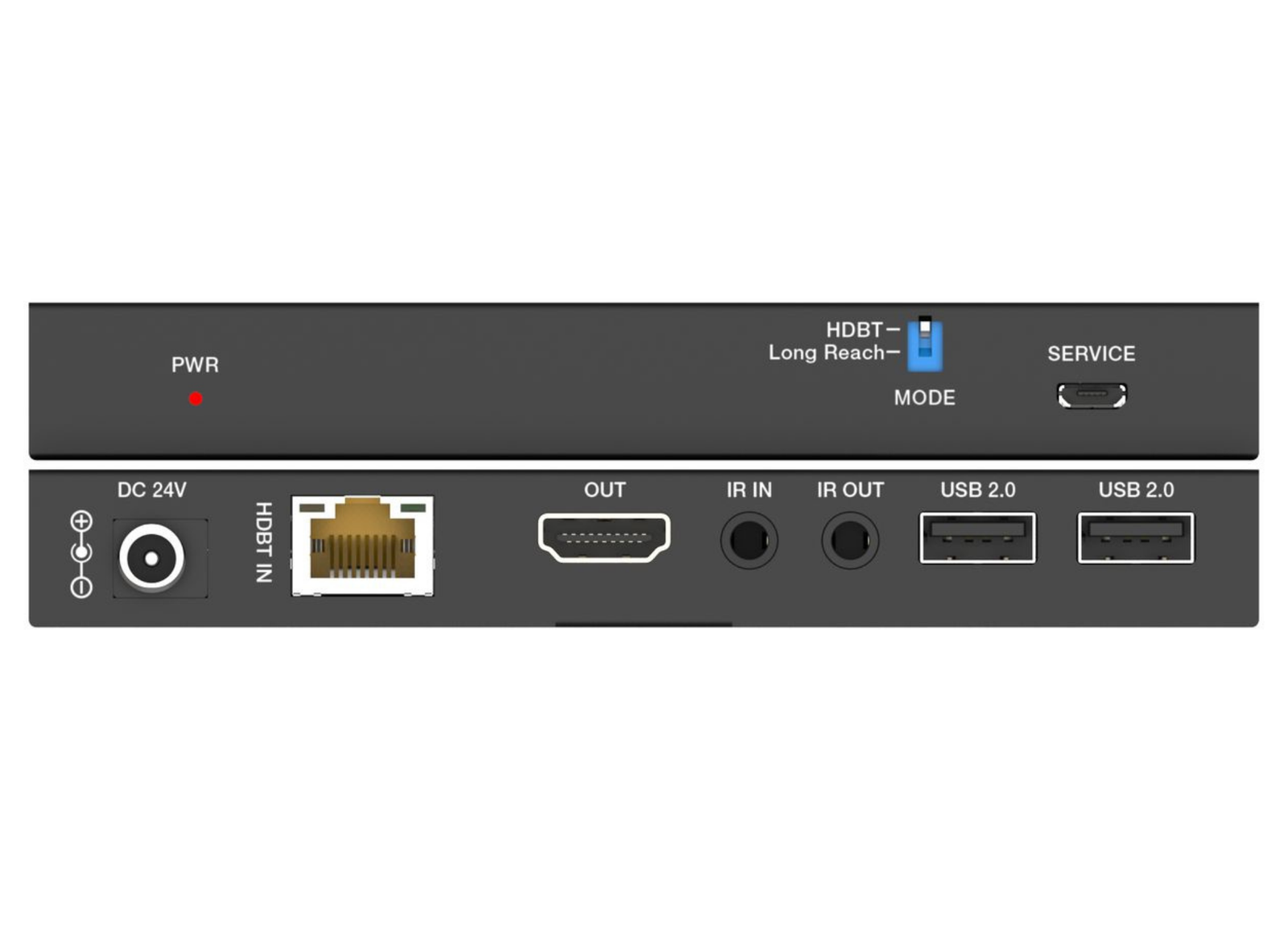 Vivolink 18Gbps HDBaseT KVM Extender Kit 4K60 (150m) with USB 2.0 | VLKVM150 AV Extender Vivolink