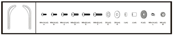 Vivolink Soundbar Mount for 32"–70" Displays, Steel Construction, 15kg Capacity | VLMSB3270 Speaker Accessory Vivolink
