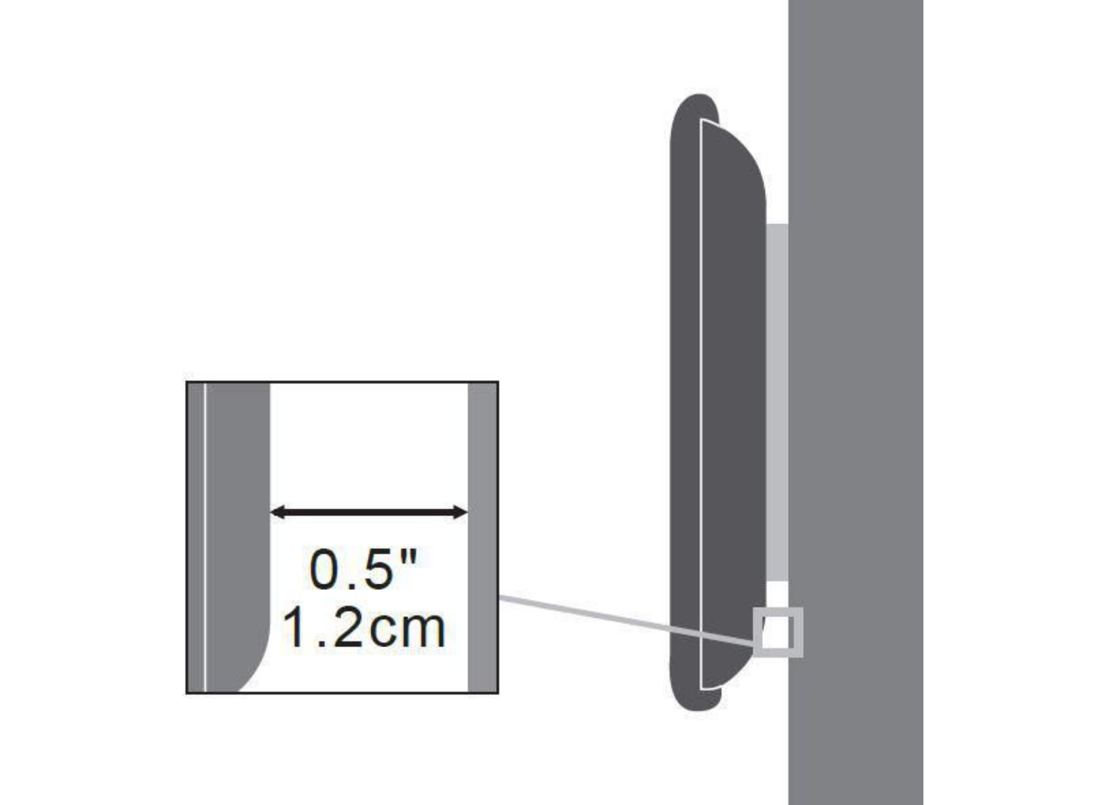 Vivolink Pro Small Fixed Wall Mount, For 13"-37" Screens, Max 35 kg | VLMW1337 Wall Mount Bracket Vivolink