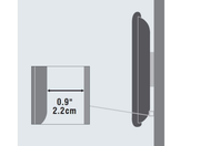 Vivolink Pro Medium Wall Mount, Max 50kg, Up to VESA 400x400 | VLMW2355 Wall Mount Bracket Vivolink