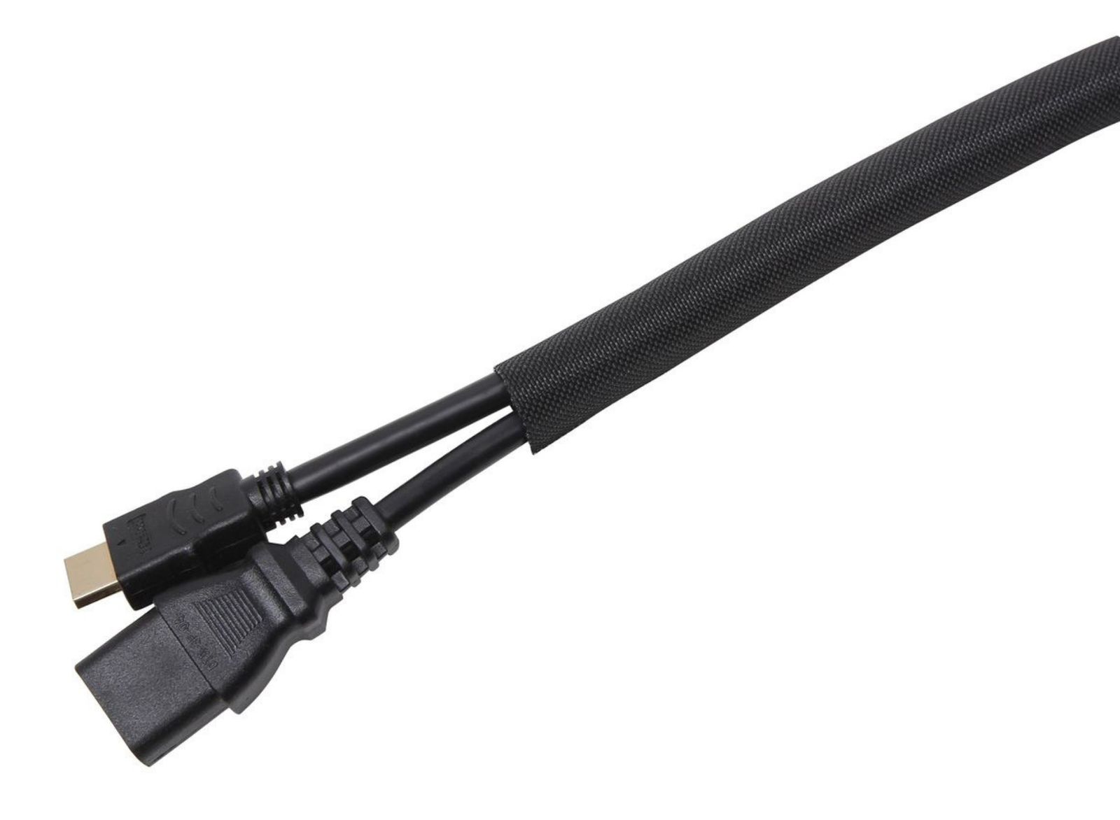 Vivolink Flexible Cable Sock Ø25mm Black, 25m Roll | VLSC252500 Cable Accessory Vivolink