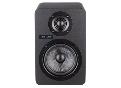 Vivolink Studio 70 Active 2-Way Bi-Amplified Speaker – Black | VLSP70 Loudspeaker Vivolink