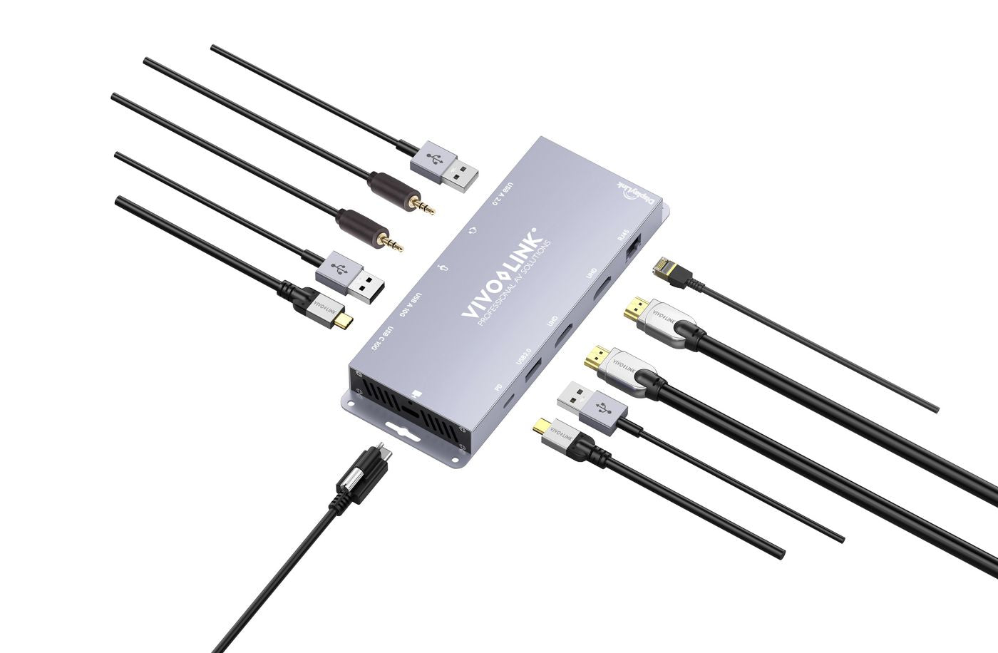 Vivolink USB-C HUB For Conference System (Dual HDMI) | VLUSBCHUB3 Adapter / Converter Vivolink