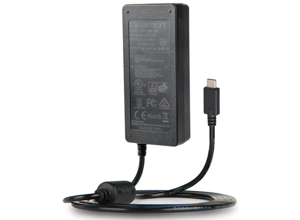 Vivolink USB-C 100W PD Power Adapter Include UK Power Cable | VLUSBCPWR100