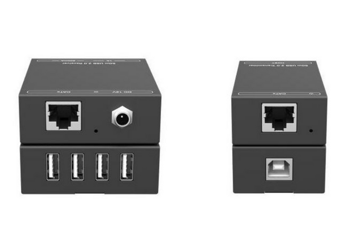 Vivolink USB 4-Port Extender Kit Via Ethernet Cable - VLUSBEXT50 AV Extender Vivolink