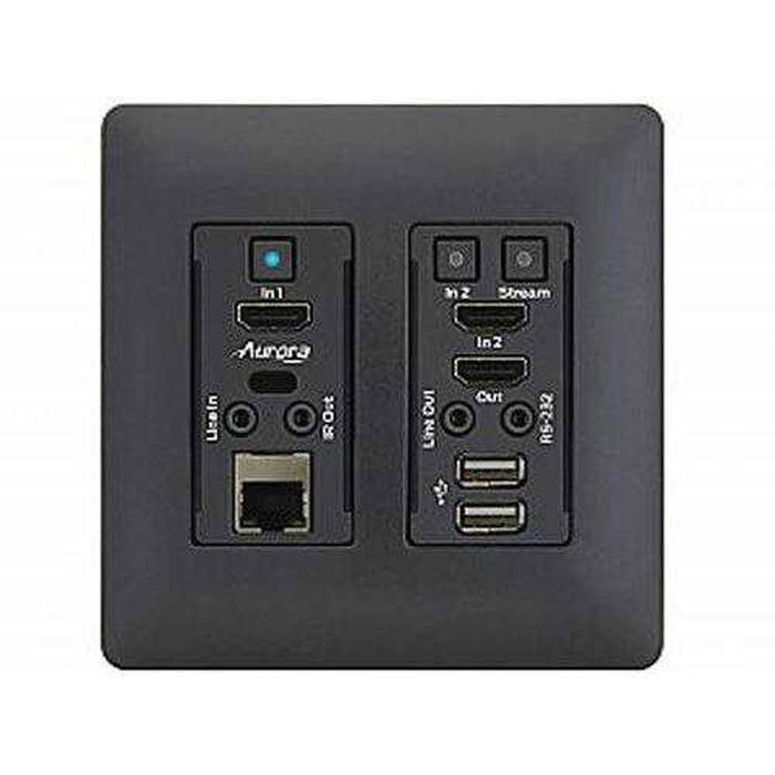 Aurora Multimedia VLX-TCW2H-C-B HDMI 4K Audio/Video WallPlate Extender AV Extender Aurora