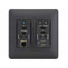 Aurora Multimedia VLX-TCW2H-C-B HDMI 4K Audio/Video WallPlate Extender AV Extender Aurora