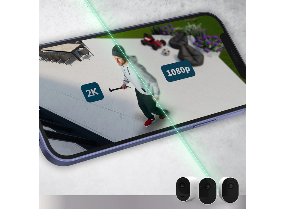 Arlo Pro 5 Outdoor Security Camera - 1 Camera Kit | VMC4060P-200EUS Security Camera Arlo