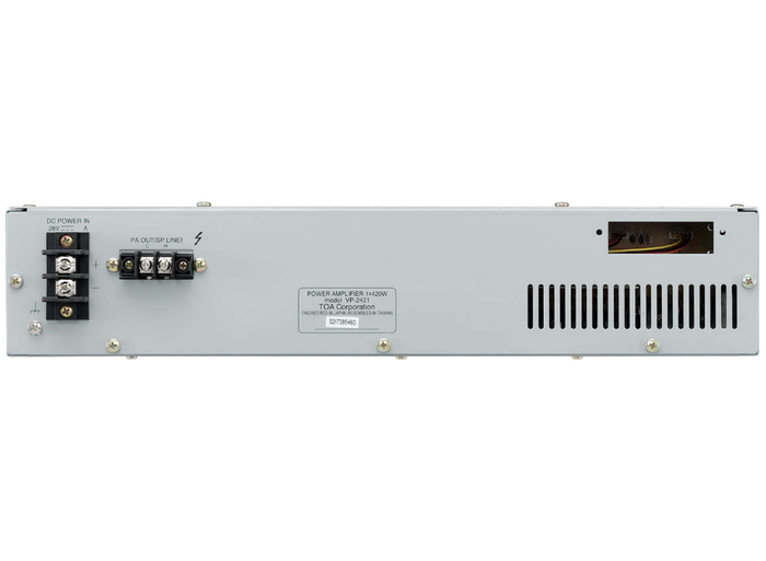 TOA VP-2421 INCL 420 W x 1 Channel System Amplifier Audio Amplifier TOA