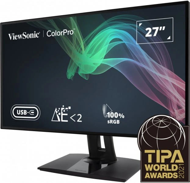 ViewSonic VP2768A 27" 2K Pantone Validated 100% sRGB Monitor Desktop Monitor ViewSonic