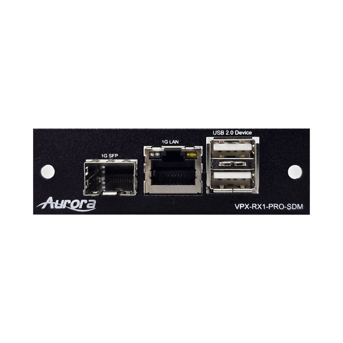 Aurora Multimedia VPX-RX1-SDM 1G AV over IP SDM Card I/O Module Aurora