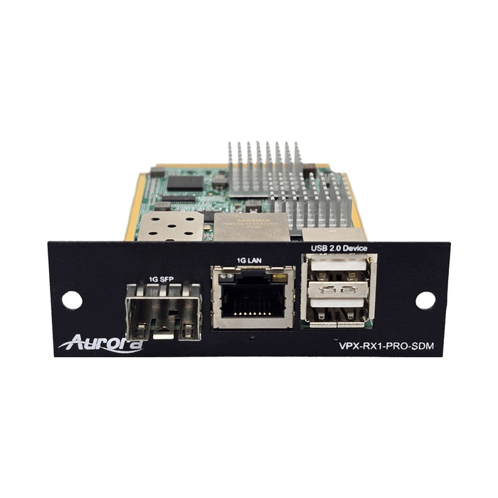 Aurora Multimedia VPX-RX1-SDM 1G AV over IP SDM Card I/O Module Aurora