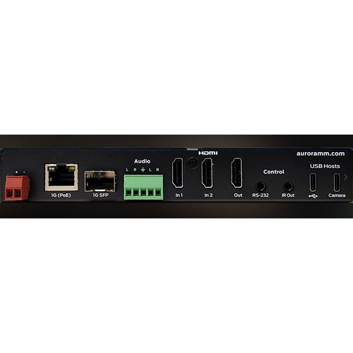 Aurora Multimedia VPX-TC1-LT Next-Gen 4K30 4:4:4 1Gbps AV-over-IP Transceiver Box AV Extender Aurora