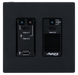 Aurora VPX-TC1-WP2-PRO 4K60 4:4:4 1Gbps AV over IP Wall Plate Transceiver Aurora Black