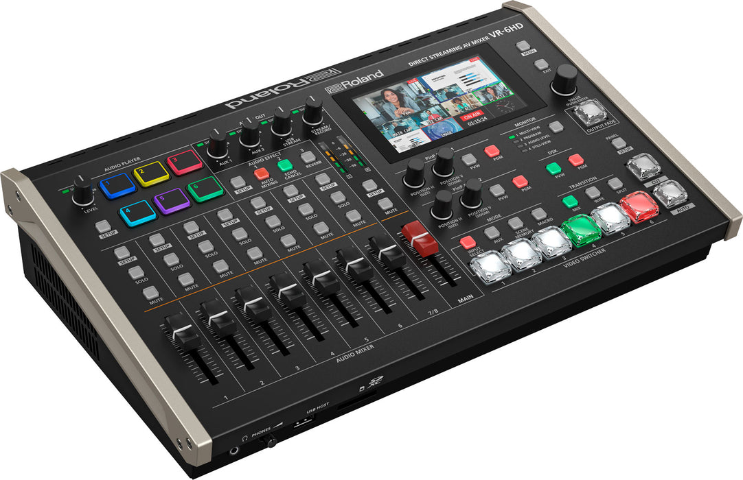 Roland Ultra Compact Audio/Video Mixer | VR-6HD