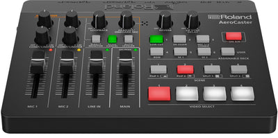 Roland AeroCaster Livestreaming System | VRC-01 Audio Mixer Roland