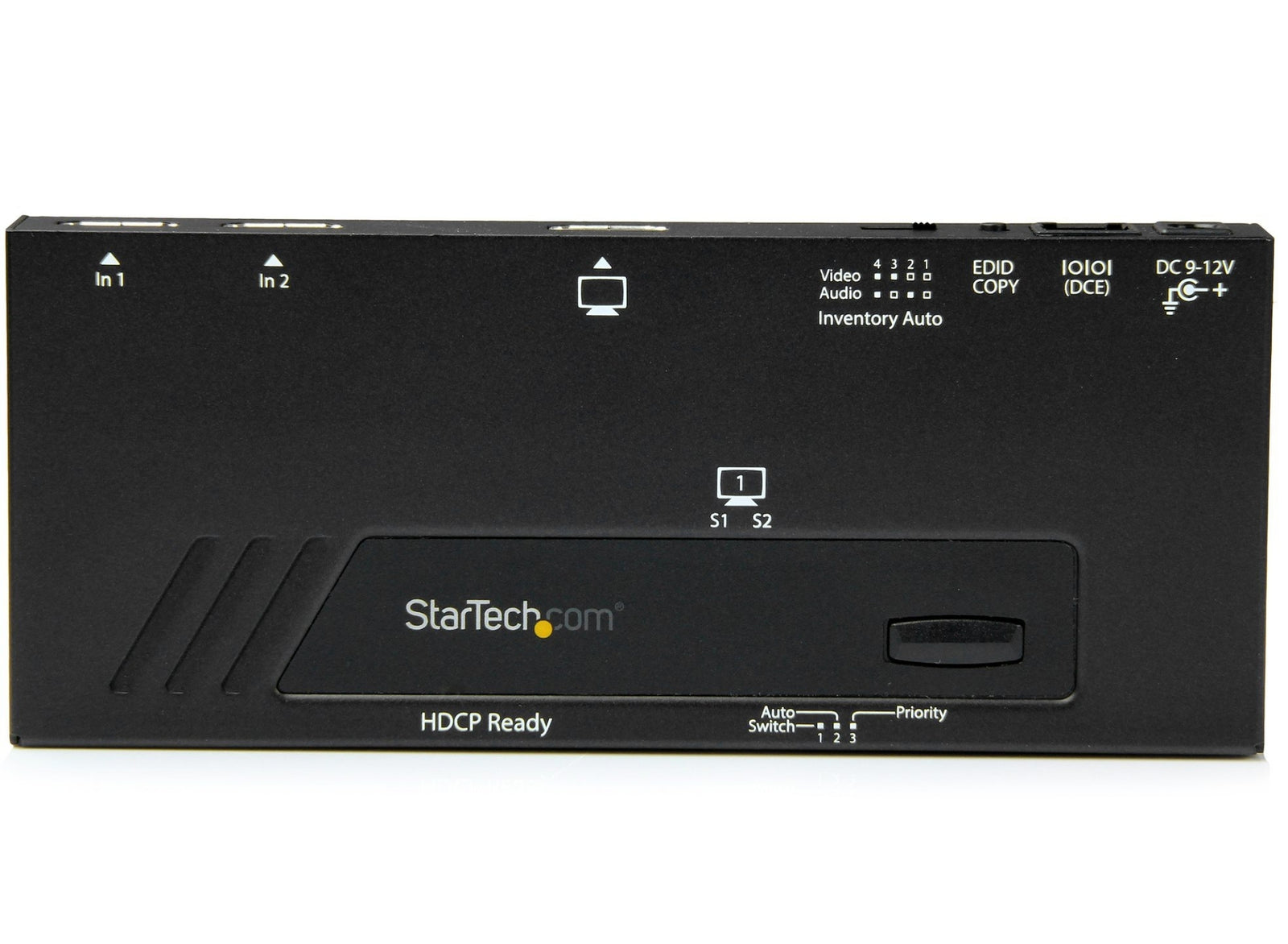 Startech 2-Port HDMI Automatic Video Switch 4K with Fast Switching TAA | VS221HD4KA Video Switch Startech