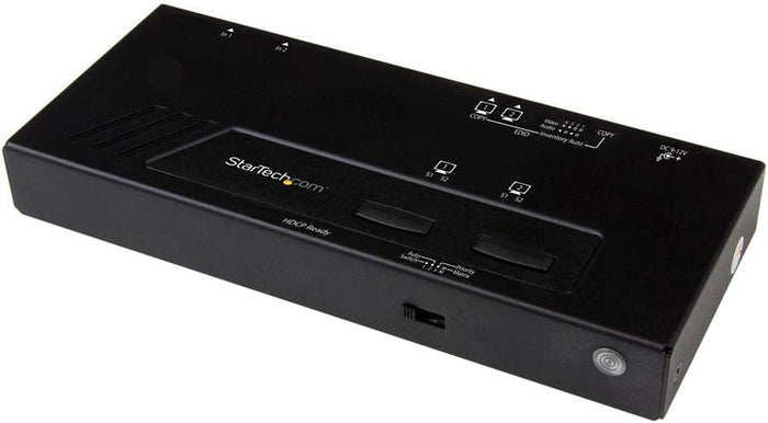 Startech VS222HD4K 2x2 HDMI Matrix Switch with 4K Fast Switching and Auto-Sensing | TAA Video Switch Startech