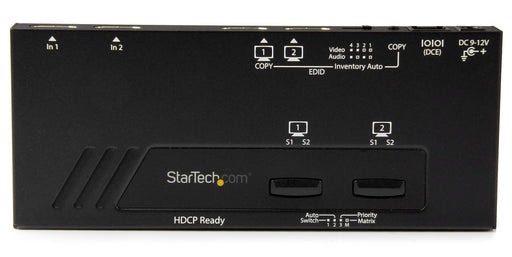 Startech VS222HD4K 2x2 HDMI Matrix Switch with 4K Fast Switching and Auto-Sensing | TAA Video Switches Startech