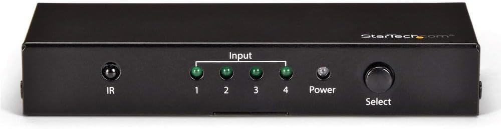 Startech 4K 60Hz 4-Port HDMI Automatic Switch | VS421HD20 Video Switches Startech