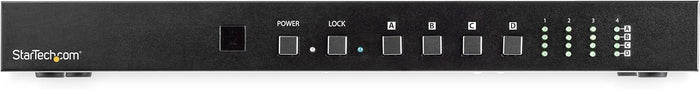 Startech VS424HD4K60 4x4 HDMI Matrix Switch with Audio and Ethernet Control | 4K 60Hz | TAA Matrix Switcher Startech