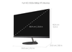 ViewSonic VX2485-MHU 24" 1080p Thin-Bezel IPS Monitor with 60W USB C and HDMI Desktop Monitor ViewSonic