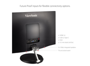 ViewSonic VX2485-MHU 24" 1080p Thin-Bezel IPS Monitor with 60W USB C and HDMI Desktop Monitor ViewSonic