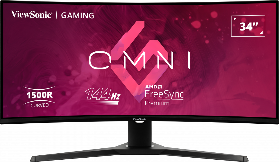 ViewSonic 34" UWQHD 144Hz Curved Gaming Monitor | VX3418-2KPC Gaming Monitor ViewSonic