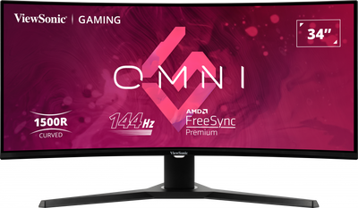 ViewSonic 34" UWQHD 144Hz Curved Gaming Monitor | VX3418-2KPC Gaming Monitor ViewSonic