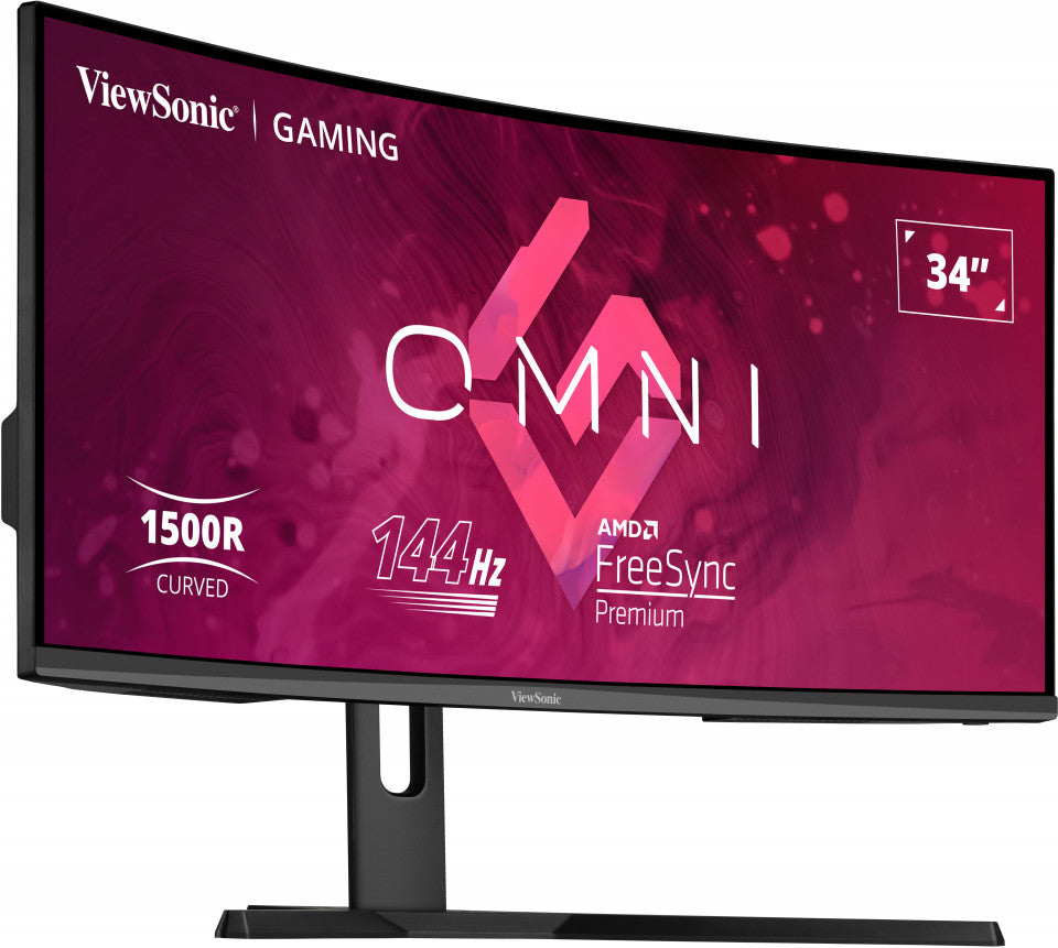 ViewSonic 34" UWQHD 144Hz Curved Gaming Monitor | VX3418-2KPC Gaming Monitor ViewSonic