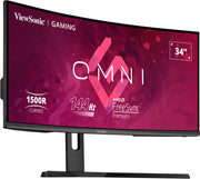 ViewSonic 34" UWQHD 144Hz Curved Gaming Monitor | VX3418-2KPC Gaming Monitor ViewSonic
