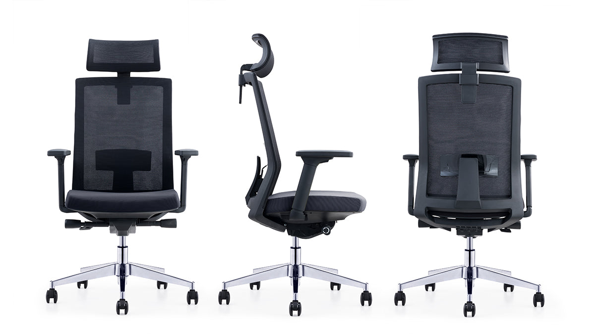 Formetiq B/TV5A/BA-G0 Veneto Executive Task Chair with 3D Adjustable Padded Arms Chair formetiq