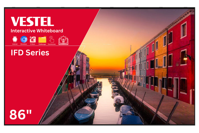 Vestel IFD Series - 86" Interactive Flat Panel Display Interactive Touchscreen Display Vestel