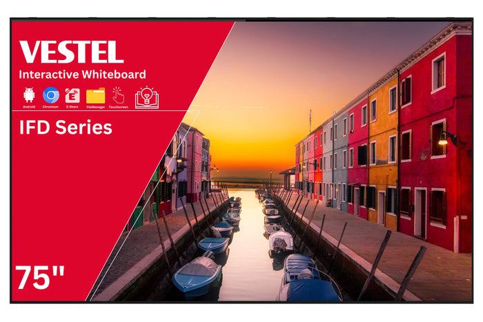 Vestel IFD Series - 75" Android Interactive Display with EShare Pro Interactive Touchscreen Display Vestel