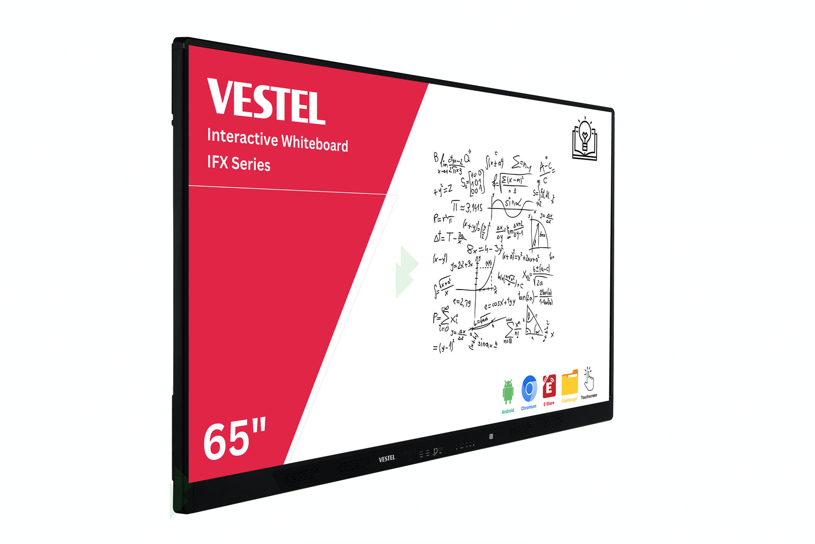 Vestel IFX653 - 65" Android Interactive Flat Panel Whiteboard with Android OS Interactive Touchscreen Display Vestel
