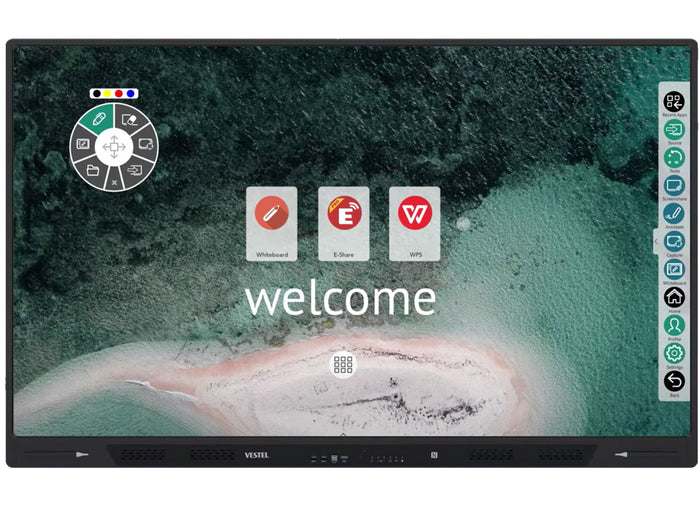 Vestel IFX653 - 65" Android Interactive Flat Panel Whiteboard with Android OS Interactive Touchscreen Display Vestel