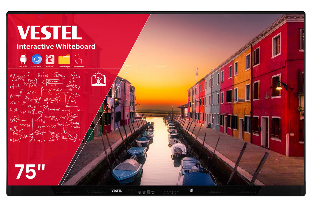 Vestel IFX Series - 75" Interactive Flat Panel Whiteboard with Android OS