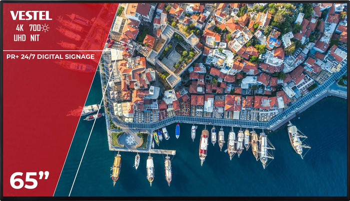 Vestel PR65D-4H - 65" 4K High-Bright Android Digital Signage Display Digital Signage Display Vestel